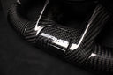 Volant Mercedes-Benz C63 AMG / G-Class – Carbone & Alcantara LED – Détails Blancs | LZ Performance