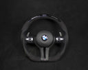 BMW S-Series Alcantara/Cuir Ratt, LED Matt Carbon