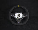 BMW E8X/E9X M-performance Alcantara Ratt White Seams Yellow Strip