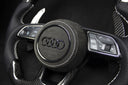 Audi B9 Carbon/Cuir Wheel White Détails