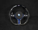 BMW F10/F11 volant en carbone, avec des détails bleus