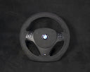 BMW E8X/E9X M-performance Alcantara Ratt White Seams