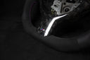 BMW E46 Cuir/Alcantara Veol de volant Couvercle de volant forcé Détails violets