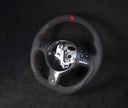BMW E46 Cuir Wheel Roule Rouge Détails