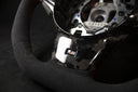 BMW E60, E61 ALCANTARA RATT ROUGE Détails Forgé Carbon