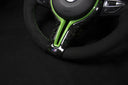 BMW S-Series Alcantara Ratt Neon Green Détails
