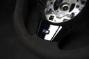 BMW E60, E61 ALCANTARA RHEAGE RED DÉTAILS DE PIANO COUVERTURE NOIR
