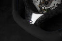 BMW E8X/E9X Alcantara/Couvre bleu en cuir ventilé Couverture de hochet en carbone forgé