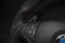 BMW E8X/E9X Cuir/Alcantara LED LEEUR AVEC AVEC PAUDLES DE CARBON DÉTAILS ROUGES