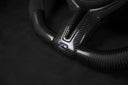 BMW S-Series Alcantara/Carbon Ratt, avec des détails blancs