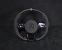 Volant Mercedes-Benz C63 AMG / G-Class – Alcantara & Cuir Noir – Détails Marron | LZ Performance