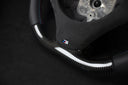 BMW E8X/E9X Carbon/Nappa En cuir volant, Détails rouges