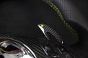 BMW E46 Cuir Wheel Wheel Détails jaunes