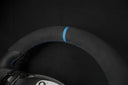 BMW E8X/E9X Alcantara/Couvre bleu en cuir ventilé Couverture de hochet en carbone forgé