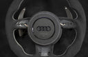 AUDI B8 ALCANTARA Ve au volant, détails blancs