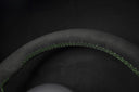 BMW S-Series Alcantara Ratt Neon Green Détails