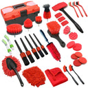 Kit de Nettoyage Voiture Complet 28 Pièces – Brosse, Microfibre & Embouts de Perçage