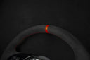 BMW E60, E61 ALCANTARA RHEAGE RED DÉTAILS DE PIANO COUVERTURE NOIR