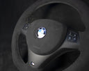 BMW E8X/E9X M-performance Alcantara Ratt White Seams