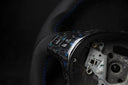 BMW E46 Leather/Alcantara volant Couvercle de volant forcé avec flocons