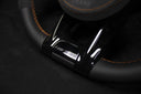 Volant Mercedes-Benz C63 AMG / G-Class – Alcantara & Cuir Noir – Détails Marron | LZ Performance