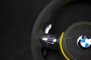 BMW Série F Alcantarac Ratt Détails Jaune Paddles Magnetic V2