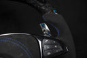 Volant Mercedes-Benz C63 AMG / G-Class – Forged Carbone & Alcantara LED – Détails Bleus Flocons Bleus | LZ Performance