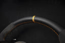 Volant Mercedes-Benz C63 AMG / G-Class – Alcantara & Cuir Noir – Détails Marron | LZ Performance