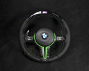 BMW Séries F LED Roueur de direction en cuir en cuir Détails verts