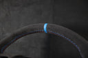 BMW E8X/E9X ALCantara volant, détails bleus