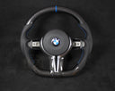 BMW S-Series Carbon/Leather Steel, Détails bleus